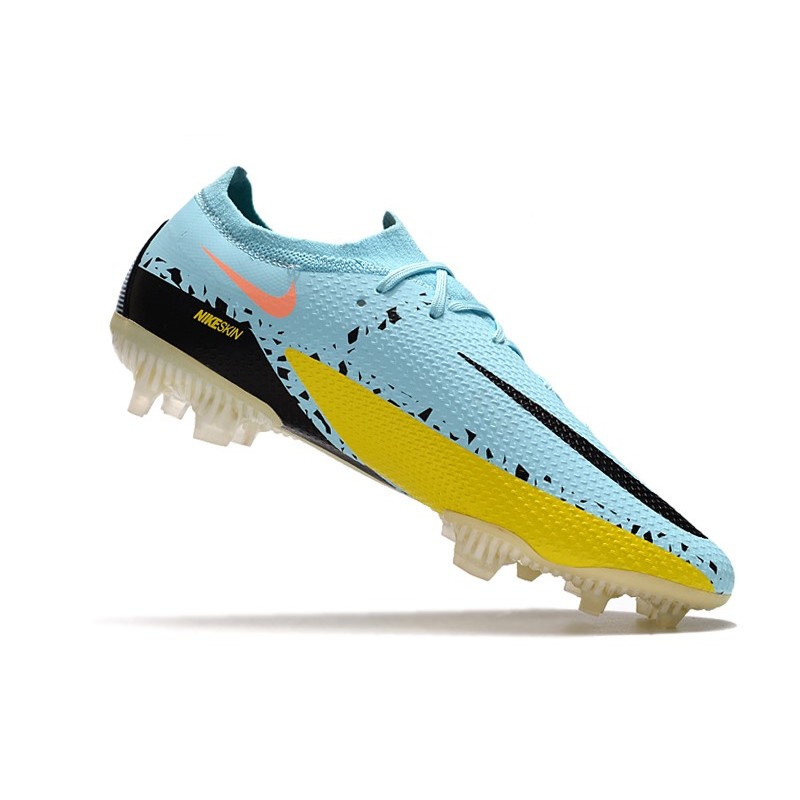 Nike Phantom Gt Elite Fg Hielo Glaciar Negro Amarillo Strike