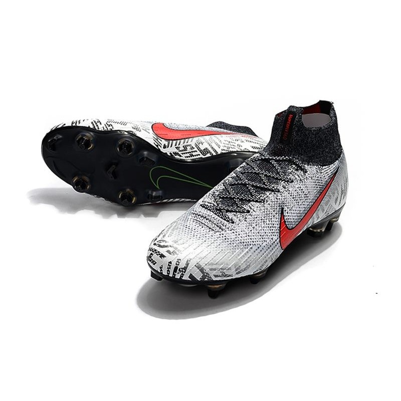 Botas Neymar Nike Mercurial Superfly VI Elite SG-PRO AC Blanco Rojo